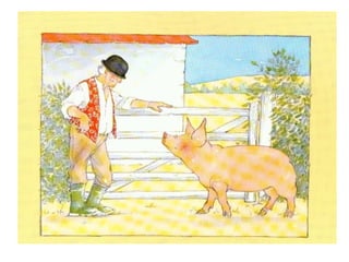 Pig in the pond