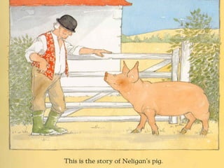Pig in the pond