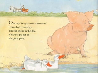 Pig in the pond