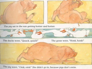 Pig in the pond