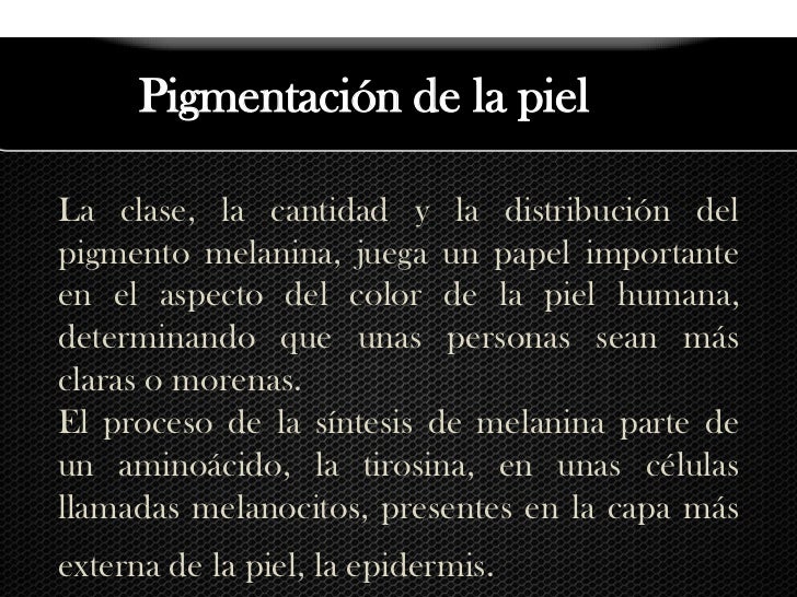 Las manchas de pigmento sobre la espalda arreglar