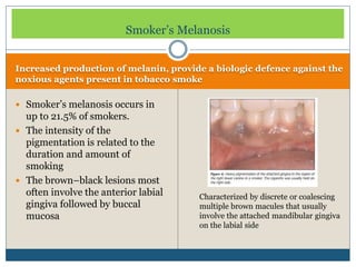 Pigmented lesions of oral cavity | PPTX