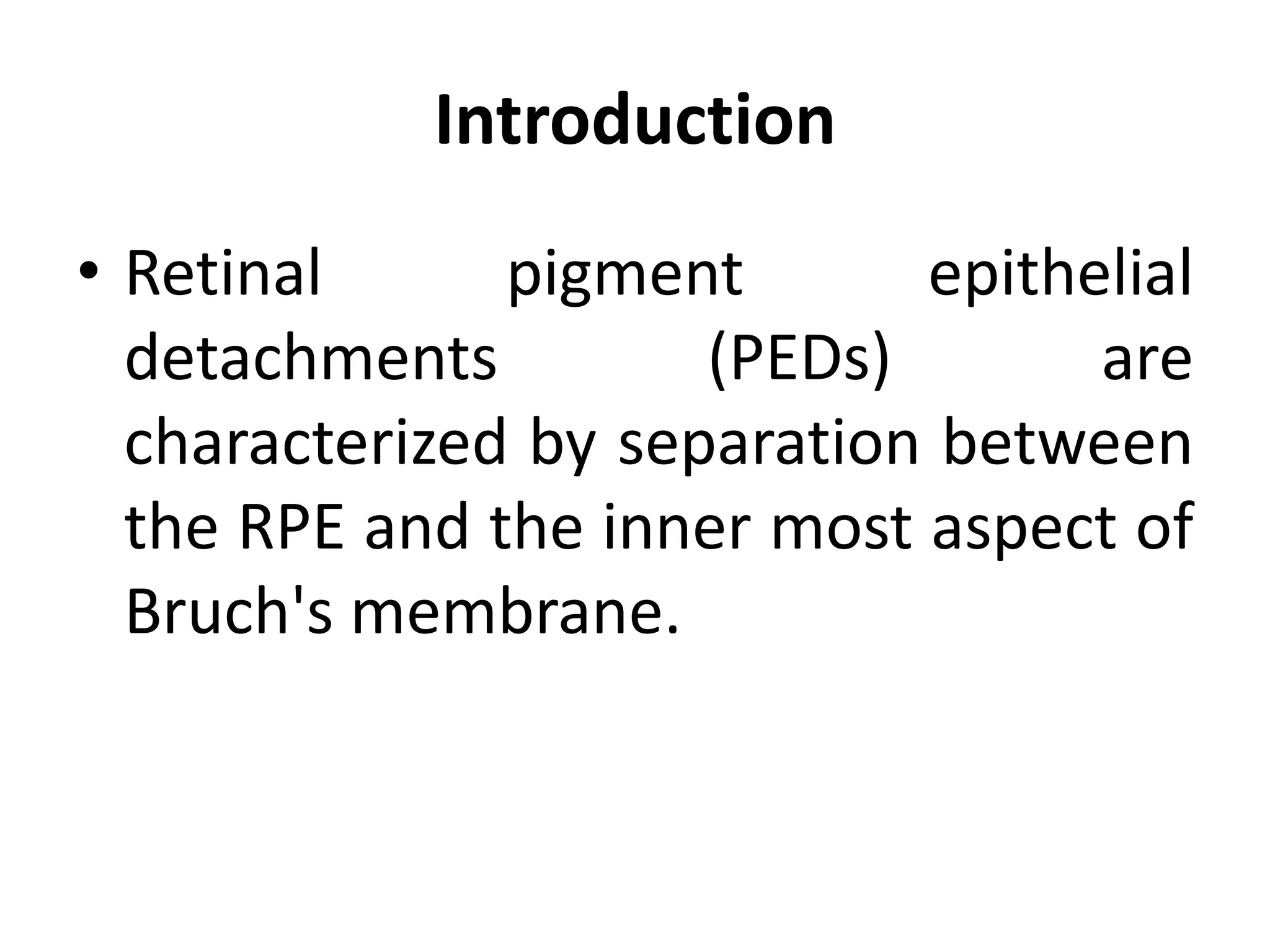 Pigment epithelial defect and intraretinal fluid | PPTX