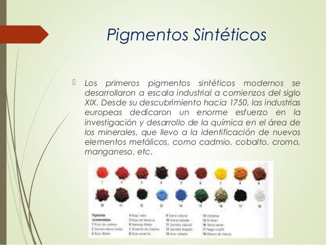 Pigmento pb y cd
