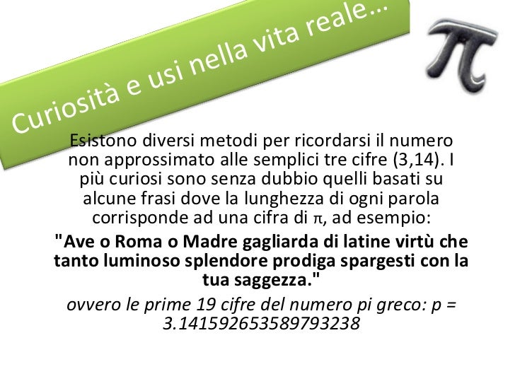 Quanto Vale Pi Greco In Gradi Pi greco