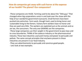 A female pig attempts to escape from an inhumane gestation crate. Abrasions are visible near her eyes - caused by constantly rubbing against the crate's metal bars.