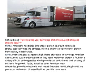 Pigs raised on factory farms are confined in metal and concrete pens with hard slatted flooring. They live here until they reach the slaughter weight of 250 pounds (six months old).