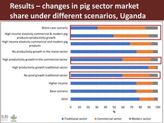 Application of a multi-market partial equilibrium model in the pig sector of Vietnam and Uganda