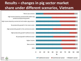 Application of a multi-market partial equilibrium model in the pig sector of Vietnam and Uganda
