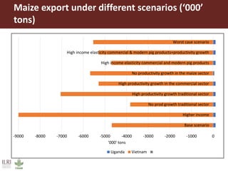 Application of a multi-market partial equilibrium model in the pig sector of Vietnam and Uganda