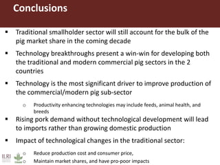 Application of a multi-market partial equilibrium model in the pig sector of Vietnam and Uganda