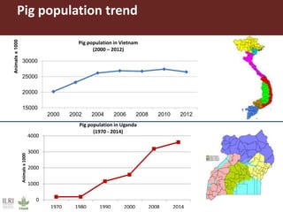 Application of a multi-market partial equilibrium model in the pig sector of Vietnam and Uganda