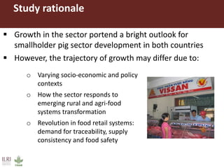 Application of a multi-market partial equilibrium model in the pig sector of Vietnam and Uganda