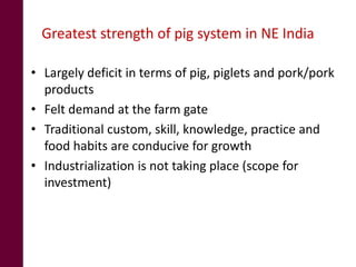Pig system in Northeast India: An untapped opportunity for entrepreneurs