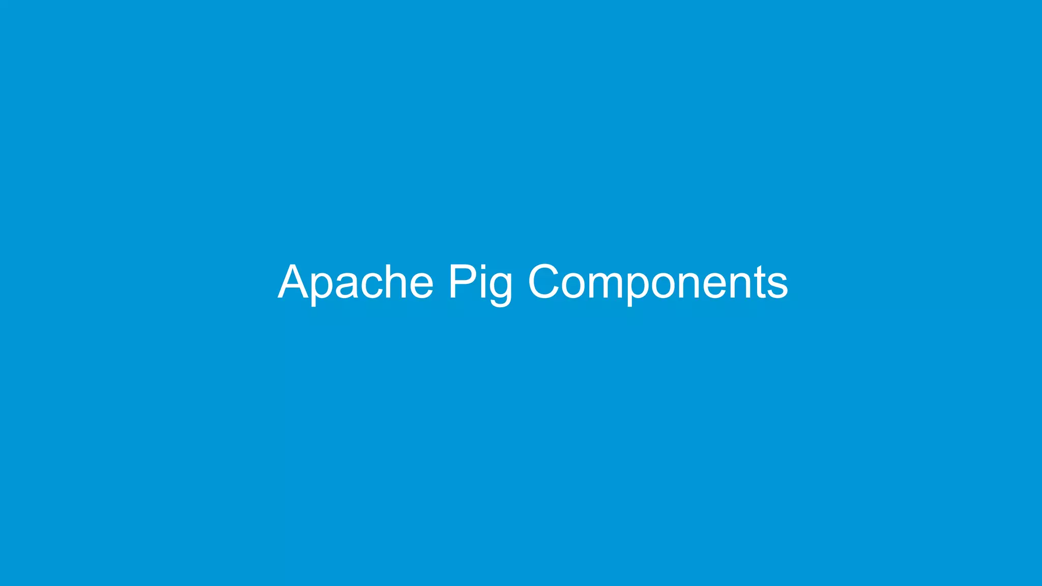 www.edureka.co/big-data-and-hadoopEDUREKA HADOOP CERTIFICATION TRAINING Apache Pig Components 