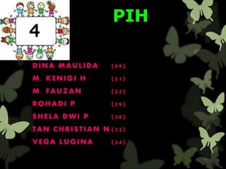DINA MAULIDA (09)
M. KENIGI H (21)
M. FAUZAN (22)
ROHADI P (29)
SHELA DWI P (30)
TAN CHRISTIAN N (32)
VEGA LUGINA (34)
 