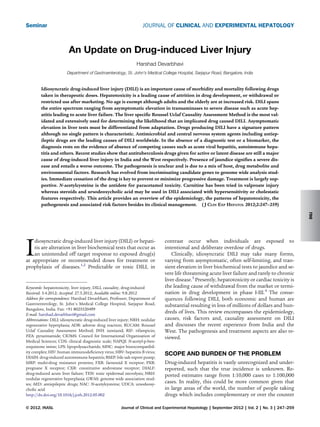 An Update on Drug-induced Liver Injury | PDF