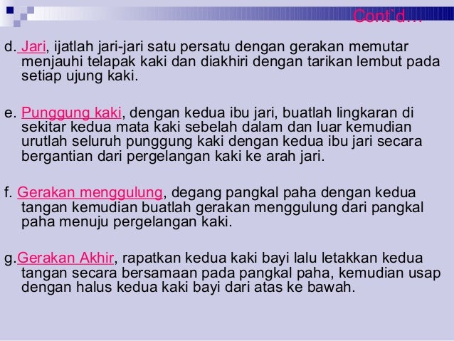 Pijat bayi (Baby Masage)