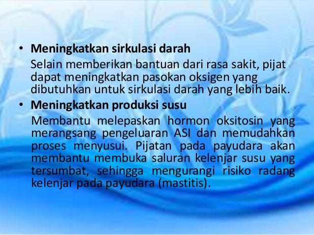 Pijat Masa Nifas & Totok Wajah