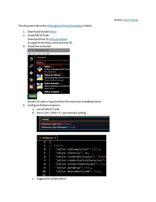 Ms Vs Code For Python Debug