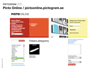 PIKTOGRAM dziś...
                         Picto Online / pictoonline.pictogram.se
Magda Małczyńska-Umeda
 