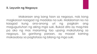 FILILINO SA PILING LARANG. FEASIBILITY STUDY. | PPTX