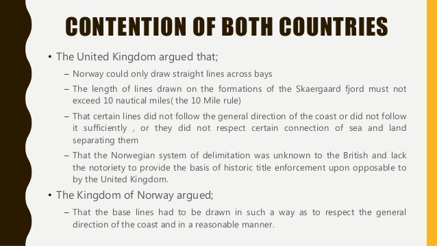 Anglo Norwegian Fisheries Case