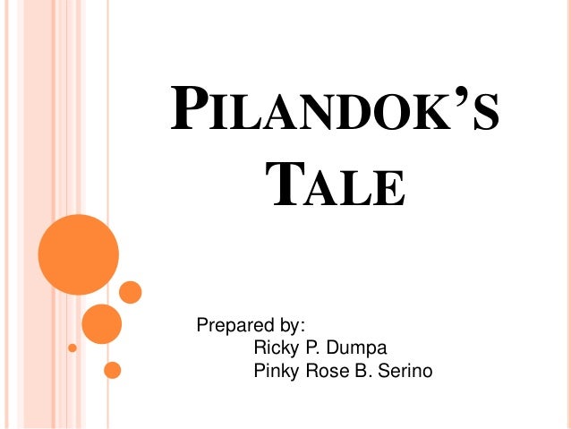 Pilandok report