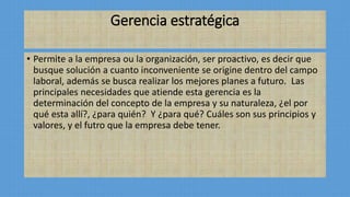 Pilares de la gerencia y liderazgo del siglo | PPTX