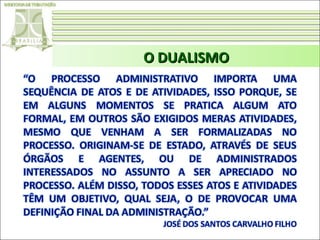 O DUALISMO

 