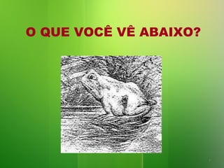 O QUE VOCÊ VÊ ABAIXO?

7

 