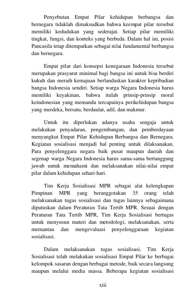 Pilar Kehidupan Berbangsa Dan Bernegara