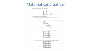 Matemáticas creativas
 