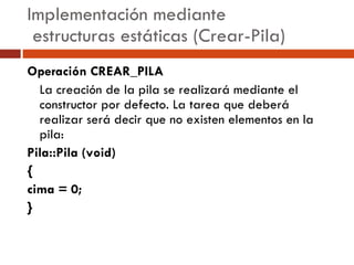 Pilas En C++ | PPT