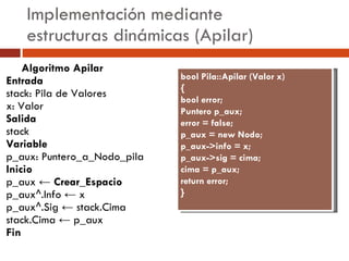 Pilas En C++ | PPT