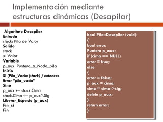 Pilas En C++ | PPT