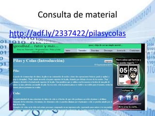 Consulta de material
http://adf.ly/2337422/pilasycolas
 