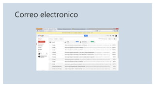 Correo electronico
 