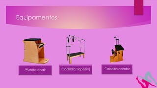 Equipamentos
Wunda chair Cadillac(trapézio) Cadeira combo
 