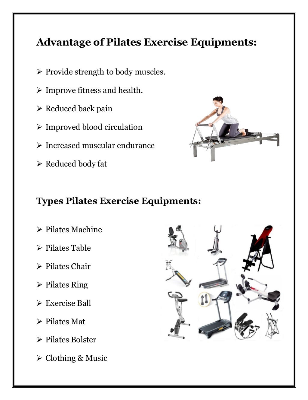Pilates Exercise Equipment In Melbourne