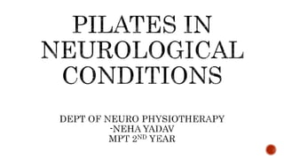 Pilates Essentials for Physiotherapists Level 1 — John Contreras