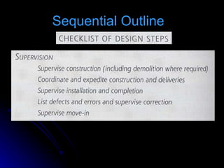 Sequential Outline  