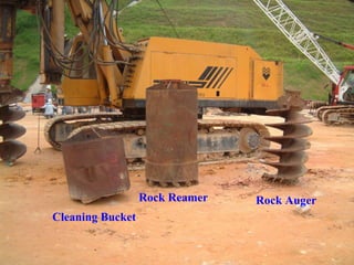 Cleaning Bucket
Rock Reamer Rock Auger
 
