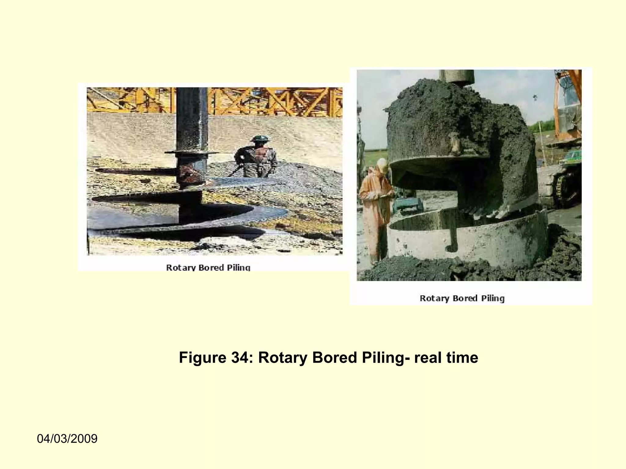 Figure 34: Rotary Bored Piling- real time




04/03/2009
 