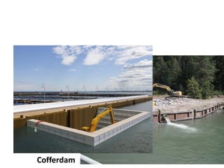 Pile foundation
CaissonCofferdam Prof. Ashish Makwana 5
 