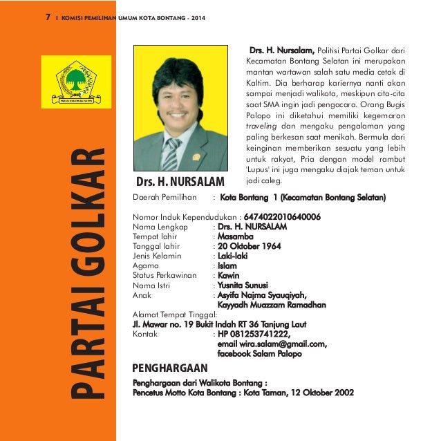 Profil Calon Terpilih Anggota DPRD Kota Bontang Periode 