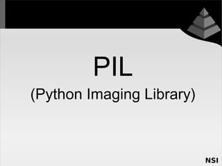 PIL (Python Imaging Library) 
