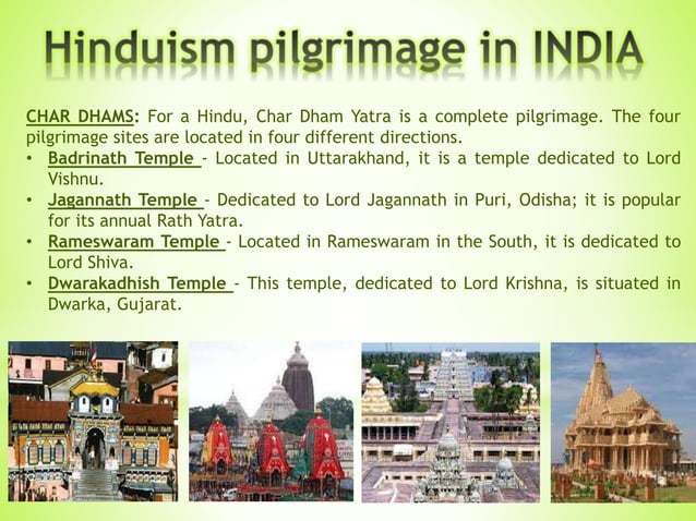 Pilgrimage tourism in india | PPTX