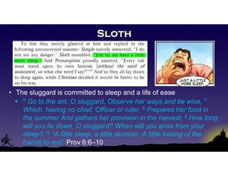 Pilgrims Progress - Ch 10 - Simple Sloth Presumption | PPT