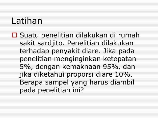 Pilihan uji statistik